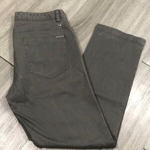 Calvin Klein Gray Slim 5 Pocket Lightweight Pants